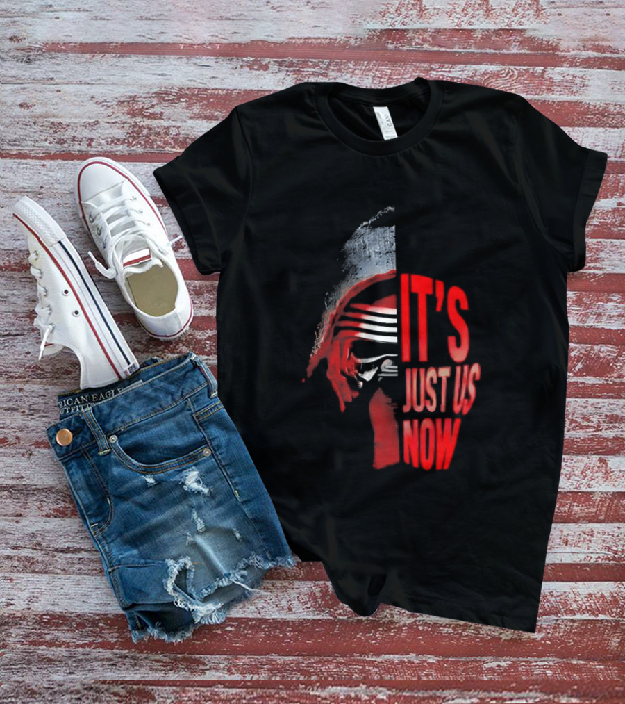 Kylo Ren It's Just Us Now Red Mask T-Shirt