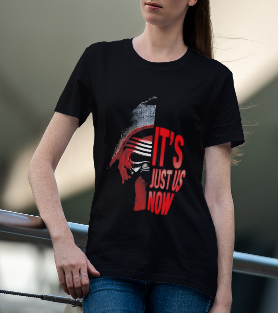 Kylo Ren It's Just Us Now Red Mask T-Shirt
