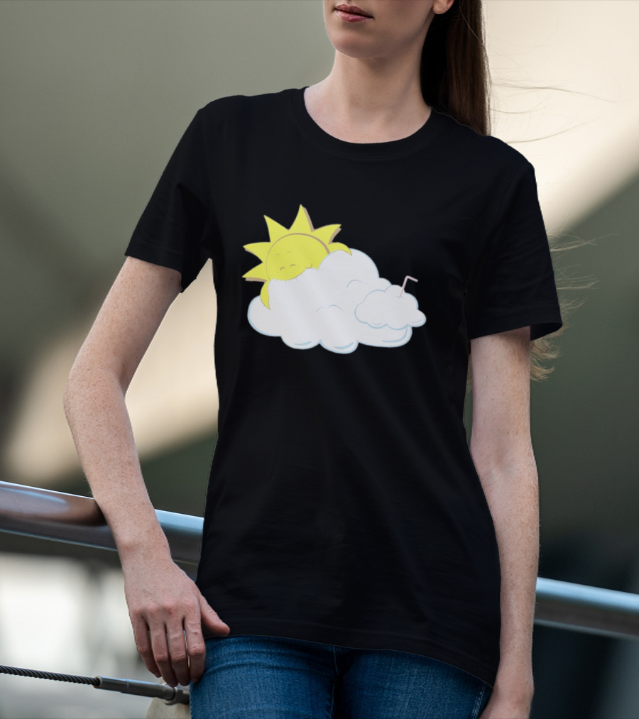 Sun Eating A Cloud Cartoon T-Shirt