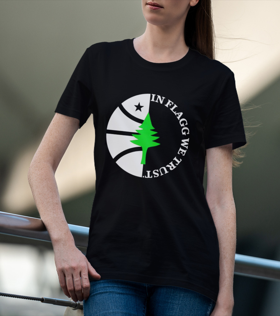 Naji Marshall In Flagg We Trust Basketball Tree Star T-Shirt