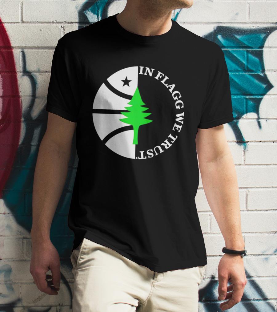 Naji Marshall In Flagg We Trust Basketball Tree Star T-Shirt