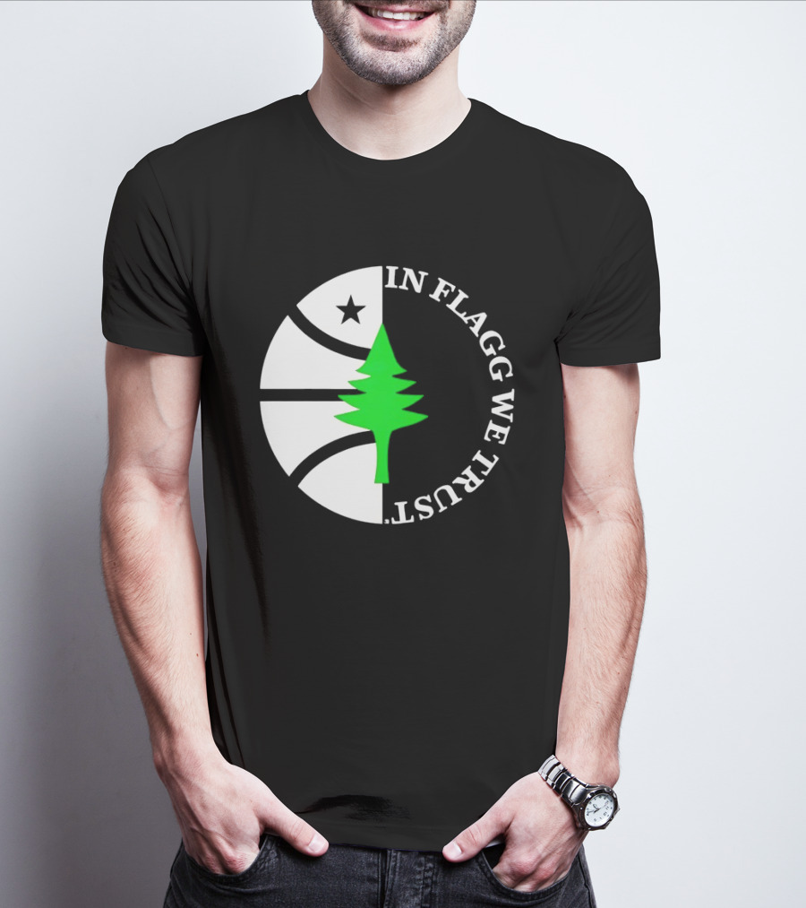 Naji Marshall In Flagg We Trust Basketball Tree Star T-Shirt
