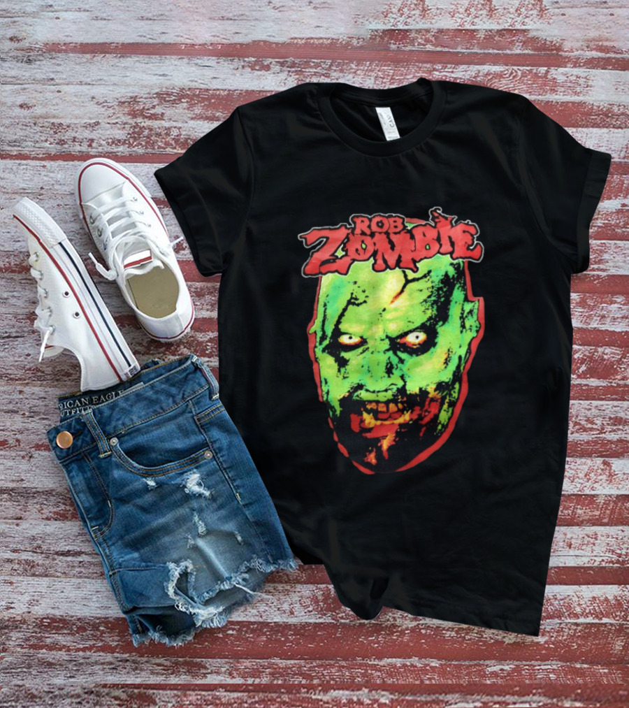 Rob Zombie Bring Out Your Dead Green Zombie Head T-Shirt