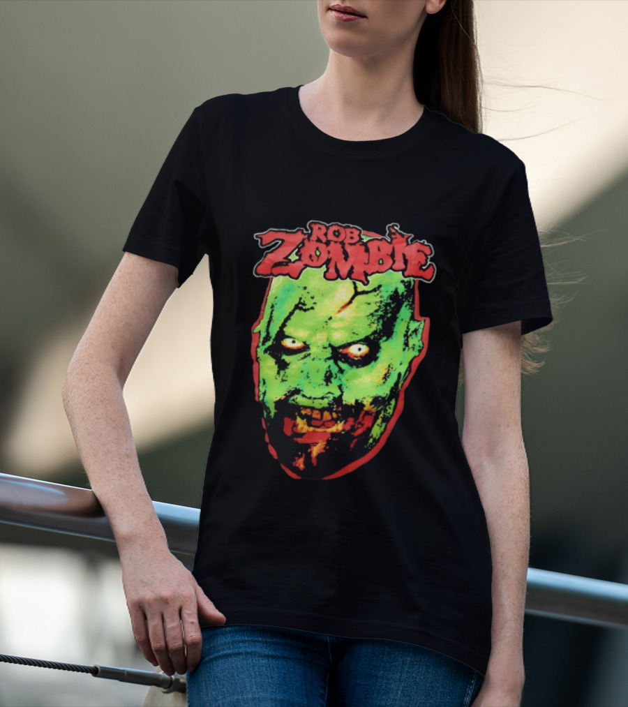 Rob Zombie Bring Out Your Dead Green Zombie Head T-Shirt