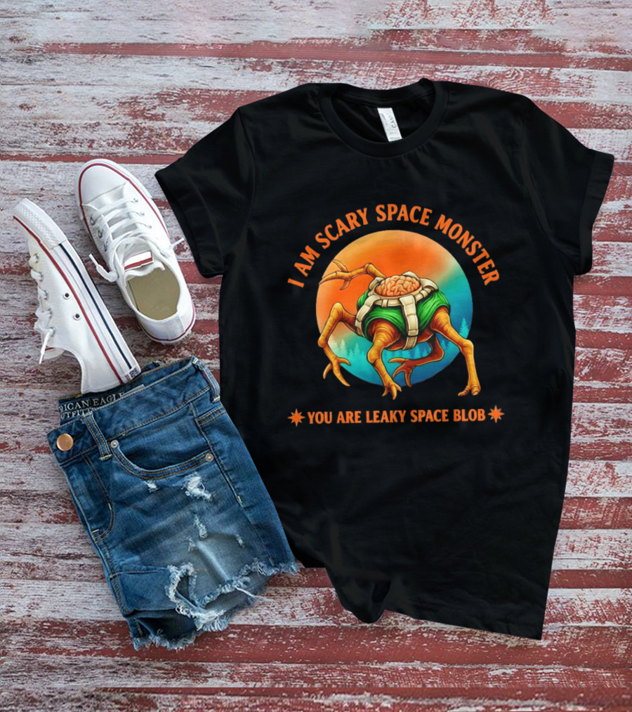 Rocky Project Hail Mary I Am Scary Space Monster You Are Leaky Space Blob T-Shirt