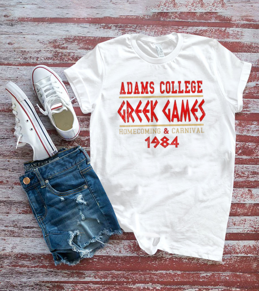 Adams College Greek Games Homecoming Carnival 1984 T-Shirt