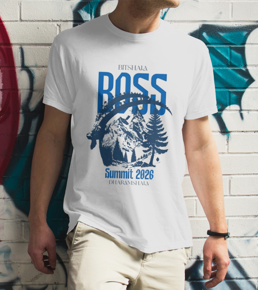 Bitshala Boss Summit 2026 Dharamshala Forest Scene T-Shirt