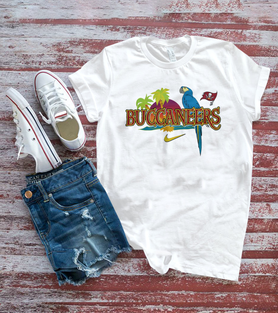 Tampa Bay Buccaneers Tropical Parrot Nike Buccaneers T-Shirt