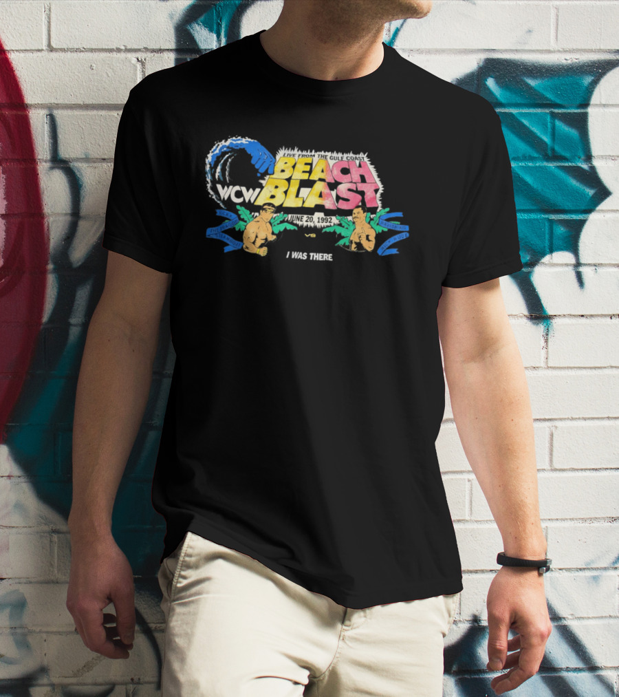 WCW Beach Blast June 20 1992 Ricky The Dragon Steamboat Vs Ravishing Rick Rude Live Event T-Shirt