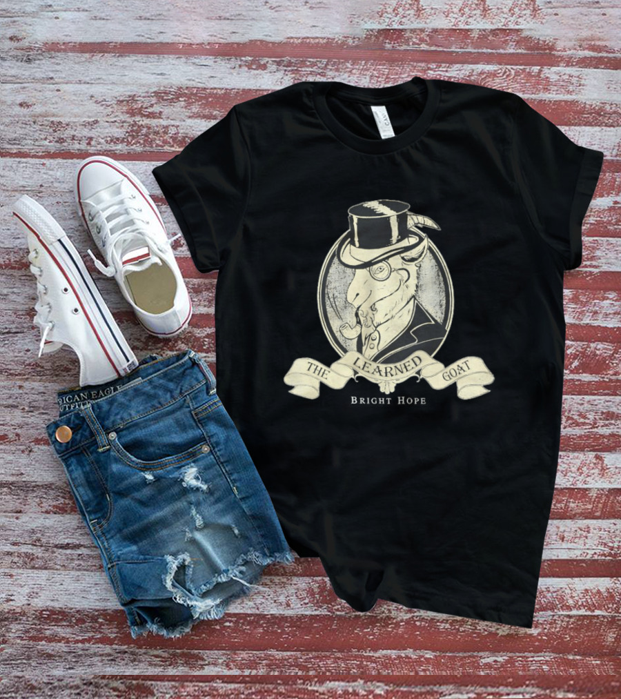 The Learned Goat Top Hat And Monocle T-Shirt