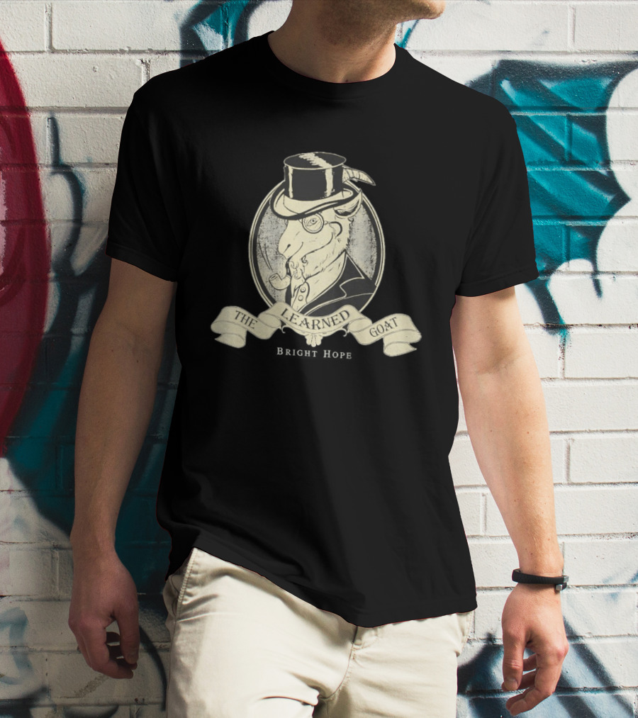 The Learned Goat Top Hat And Monocle T-Shirt