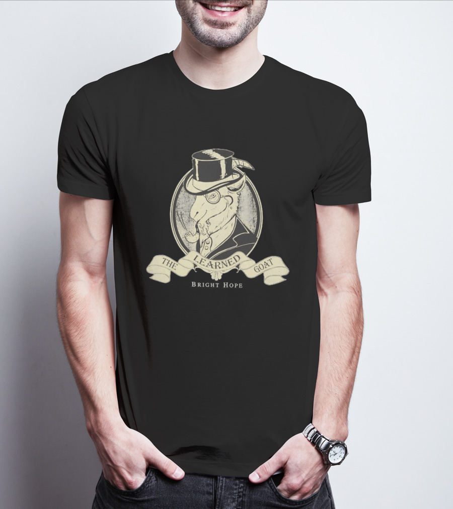The Learned Goat Top Hat And Monocle T-Shirt