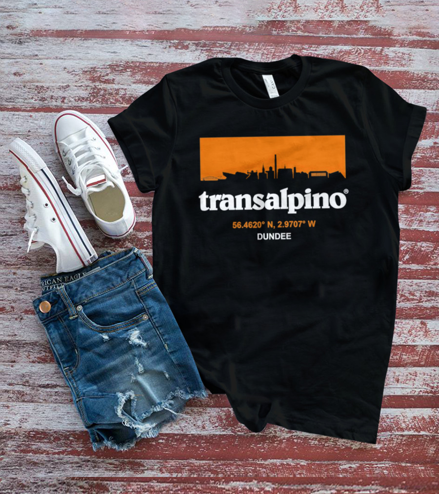 Transalpino Dundee Skyline 56.4691° N 2.9707° W T-Shirt