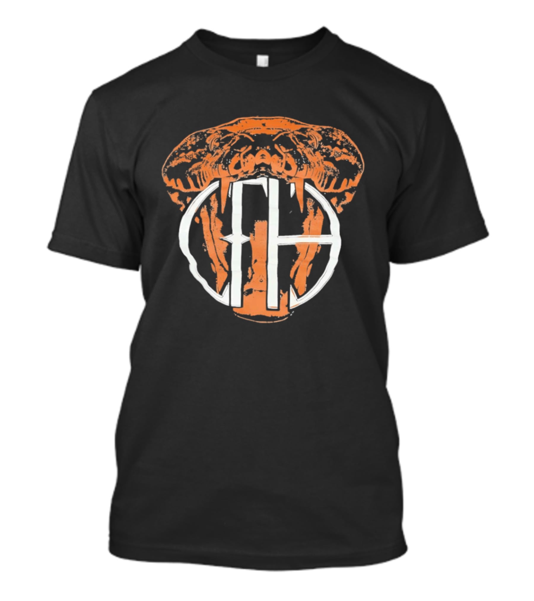 Pantera Orange Snake Fangs White Heavy Metal Music T-Shirt