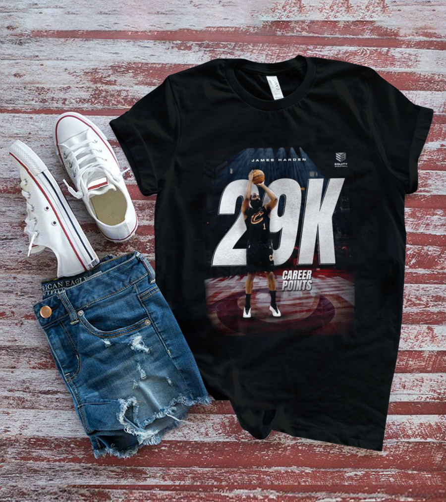 James Harden 29K Career Points NBA Milestone Celebration T-Shirt