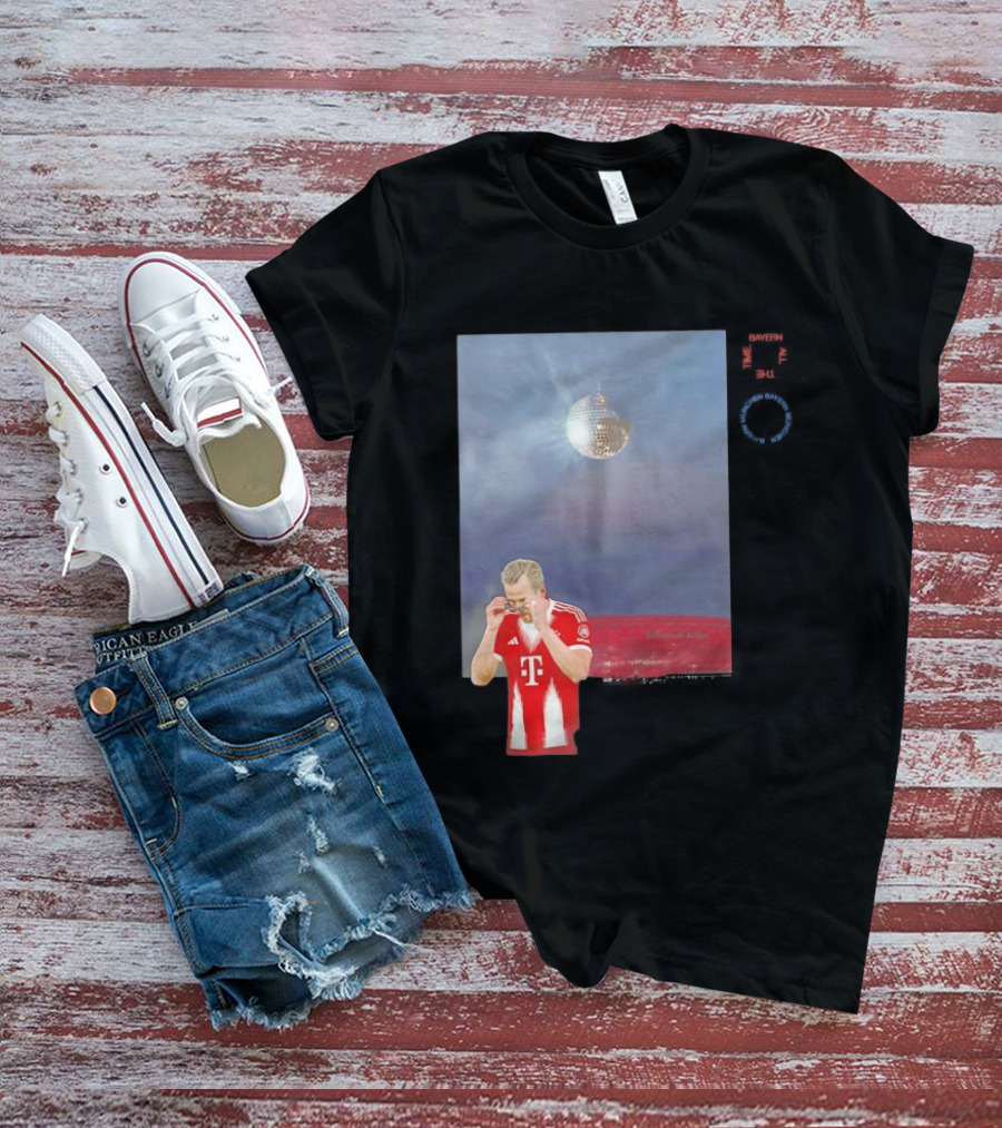Harry Kane Bayern Munich Disco Ball Football T-Shirt