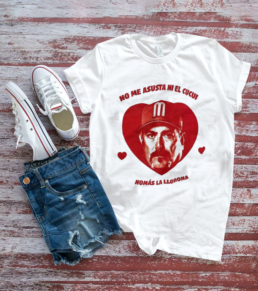 Benji Gil No Me Asusta Ni El Cucui Corazón Valle Duendos T-Shirt