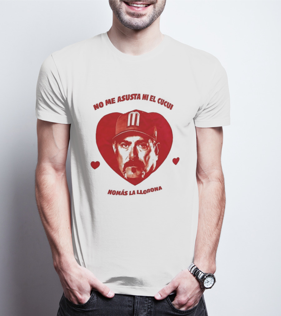 Benji Gil No Me Asusta Ni El Cucui Corazón Valle Duendos T-Shirt