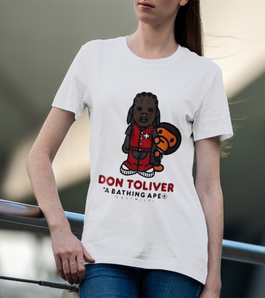 Don Toliver A Bathing Ape Baby Milo Collaboration T-Shirt
