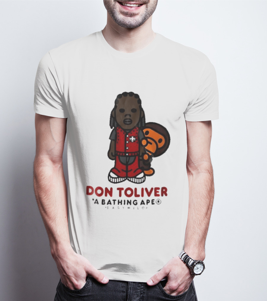 Don Toliver A Bathing Ape Baby Milo Collaboration T-Shirt