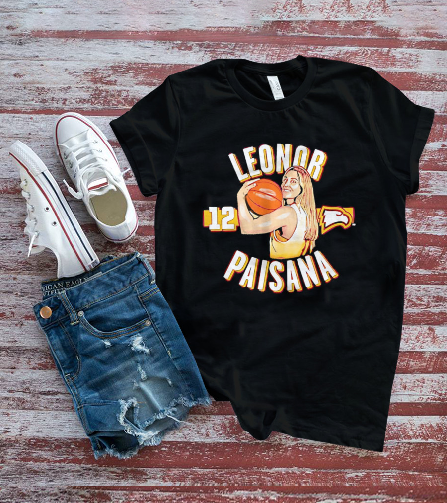 Leonor Paisana 12 Winthrop Eagles Basketball T-Shirt