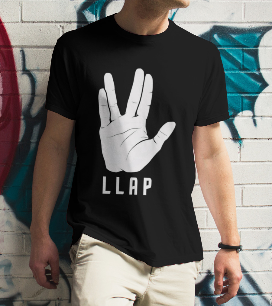 LLAP Vulcan Salute Hand T-Shirt