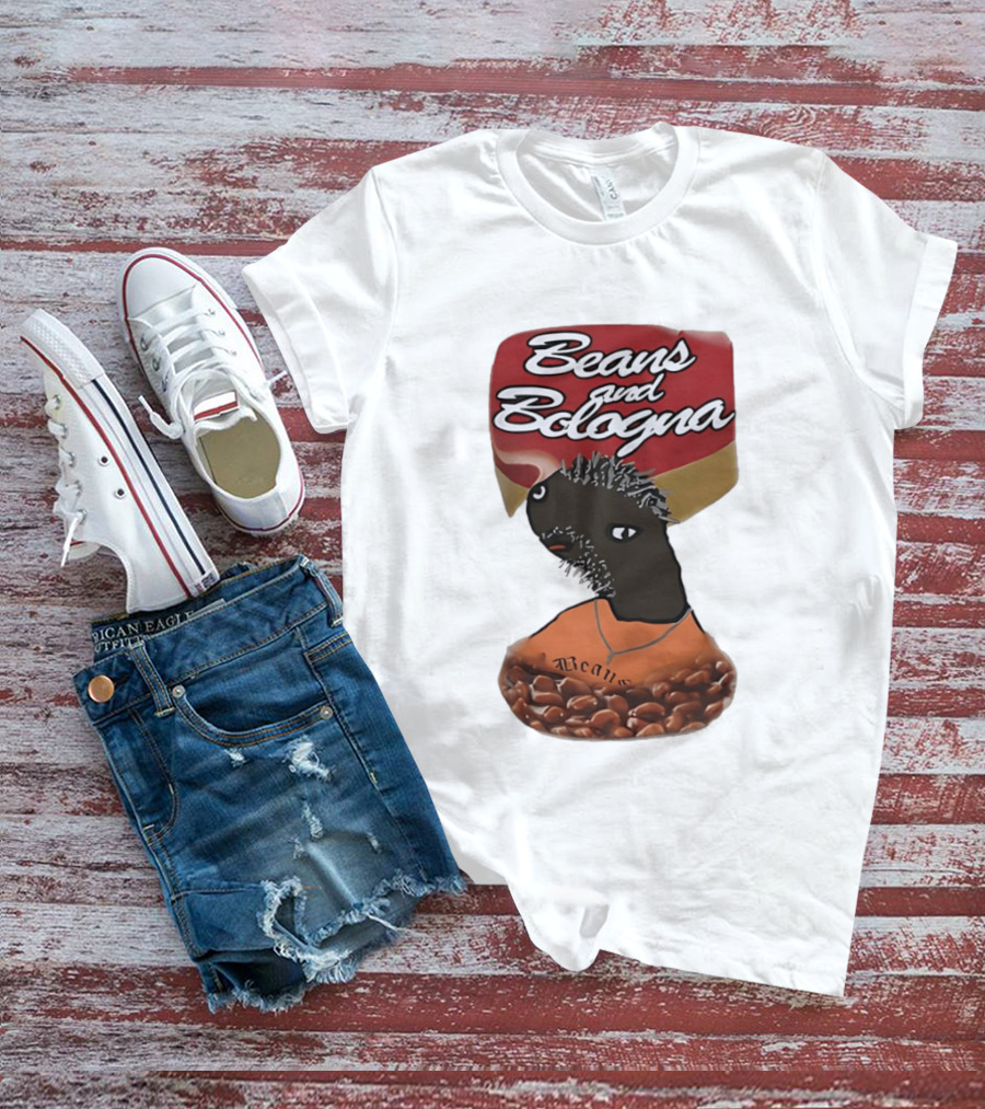 Beans And Bologna Can Head Character With Beans T-Shirt