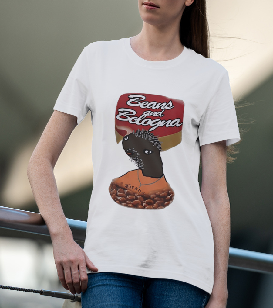 Beans And Bologna Can Head Character With Beans T-Shirt