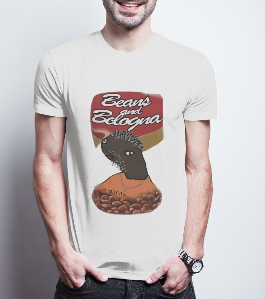 Beans And Bologna Can Head Character With Beans T-Shirt