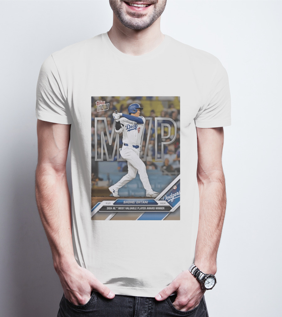 Shohei Ohtani 2024 NL Most Valuable Player Dodgers Baseball MVP T-Shirt