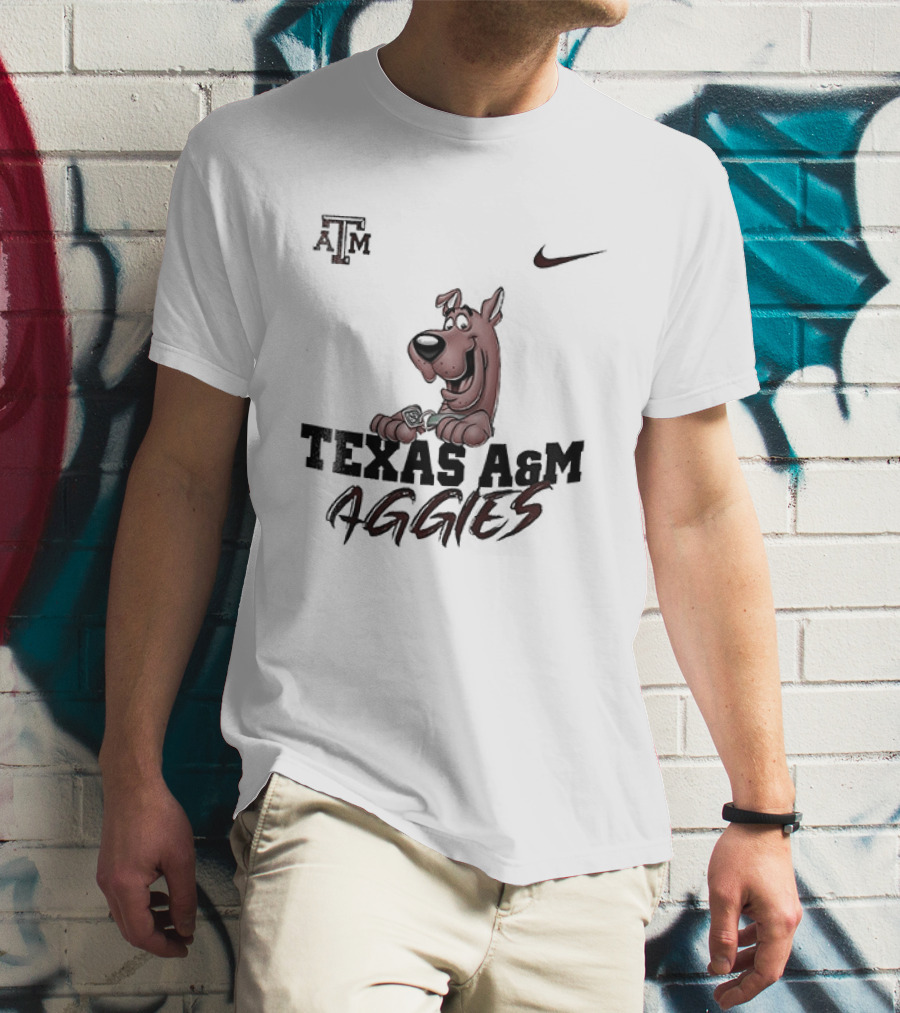 Texas A And M Aggies Scooby Doo Nike Collaboration T-Shirt