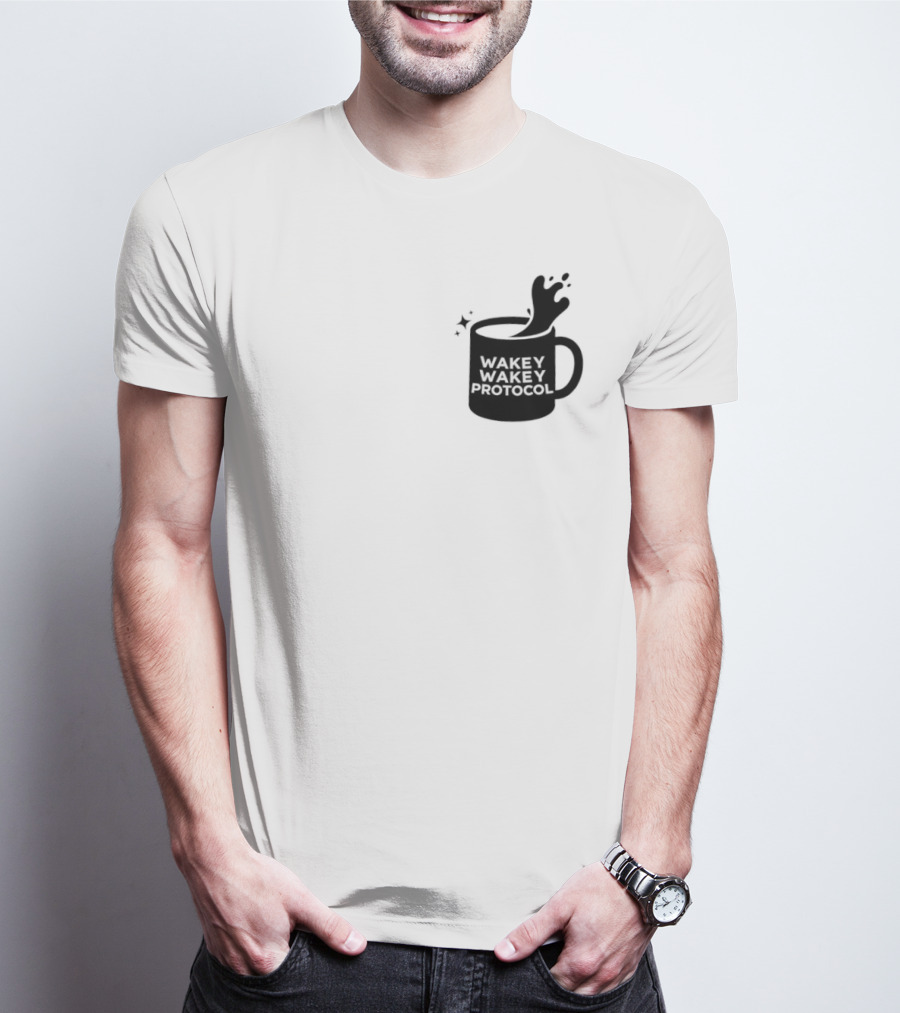 Wakey Wakey Protocol Coffee Spill Cup T-Shirt