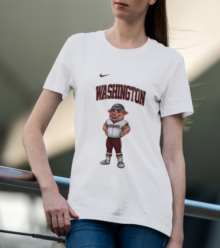 Washington Commanders Mascot Teacher Appreciation Month T-Shirt