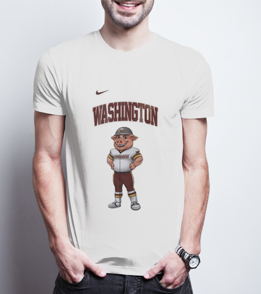 Washington Commanders Mascot Teacher Appreciation Month T-Shirt