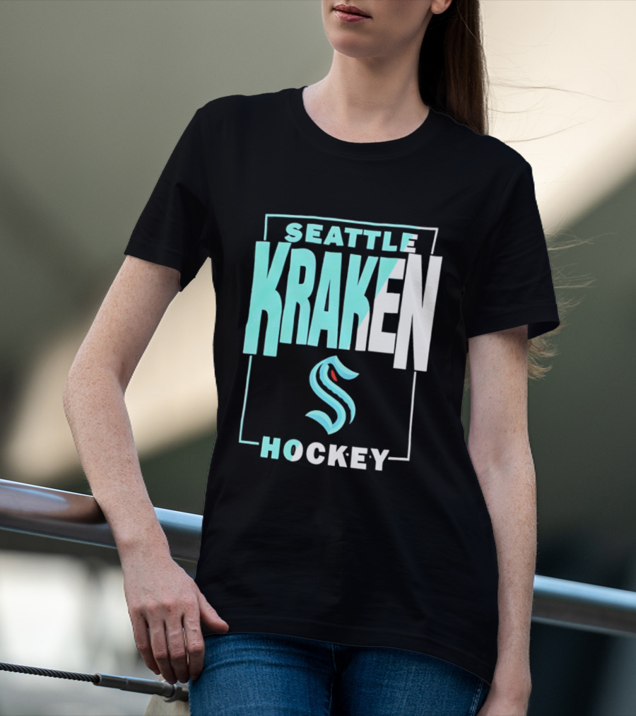 Seattle Kraken S Logo Hockey Team Spirit T-Shirt