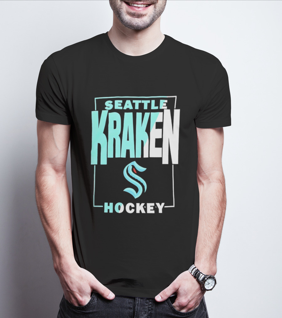 Seattle Kraken S Logo Hockey Team Spirit T-Shirt