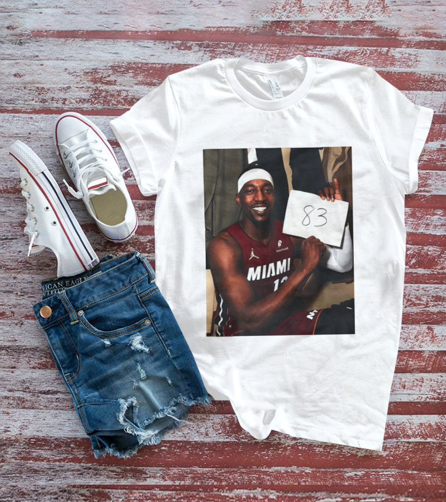 Bam Adebayo 83 Points Miami Heat Tribute NBA Legend Wilt Chamberlain T-Shirt