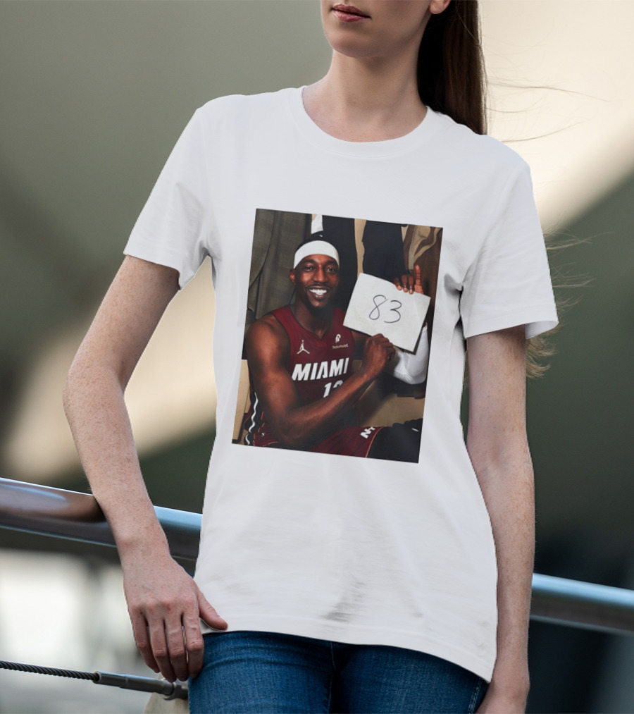 Bam Adebayo 83 Points Miami Heat Tribute NBA Legend Wilt Chamberlain T-Shirt