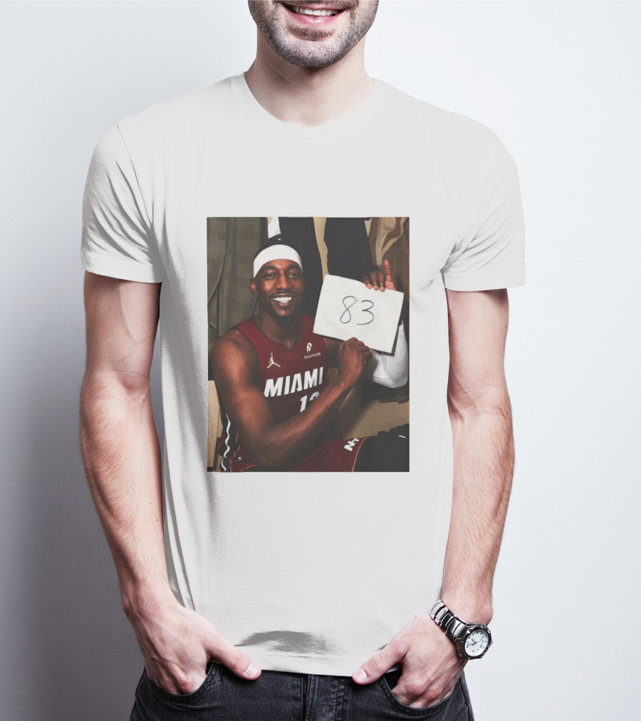 Bam Adebayo 83 Points Miami Heat Tribute NBA Legend Wilt Chamberlain T-Shirt
