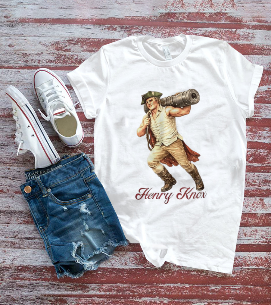 Henry Knox Revolutionary War Cannon Carrier T-Shirt