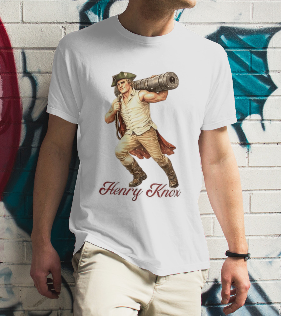 Henry Knox Revolutionary War Cannon Carrier T-Shirt