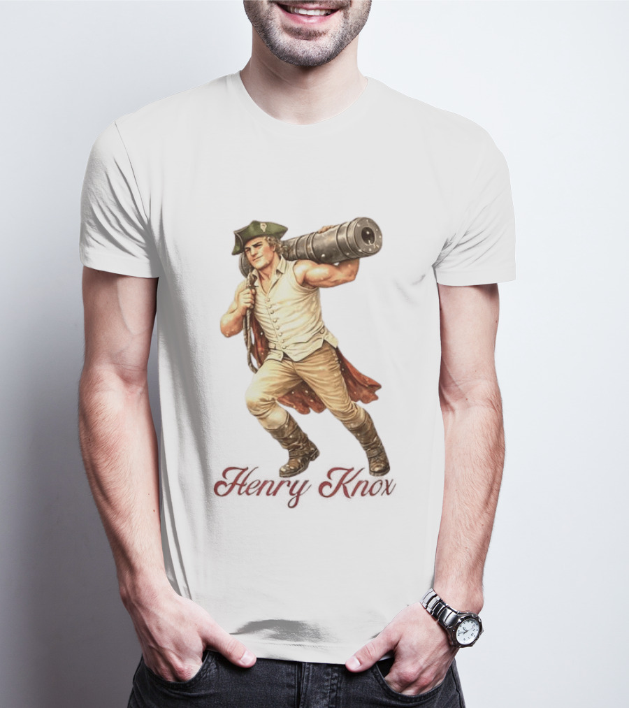 Henry Knox Revolutionary War Cannon Carrier T-Shirt