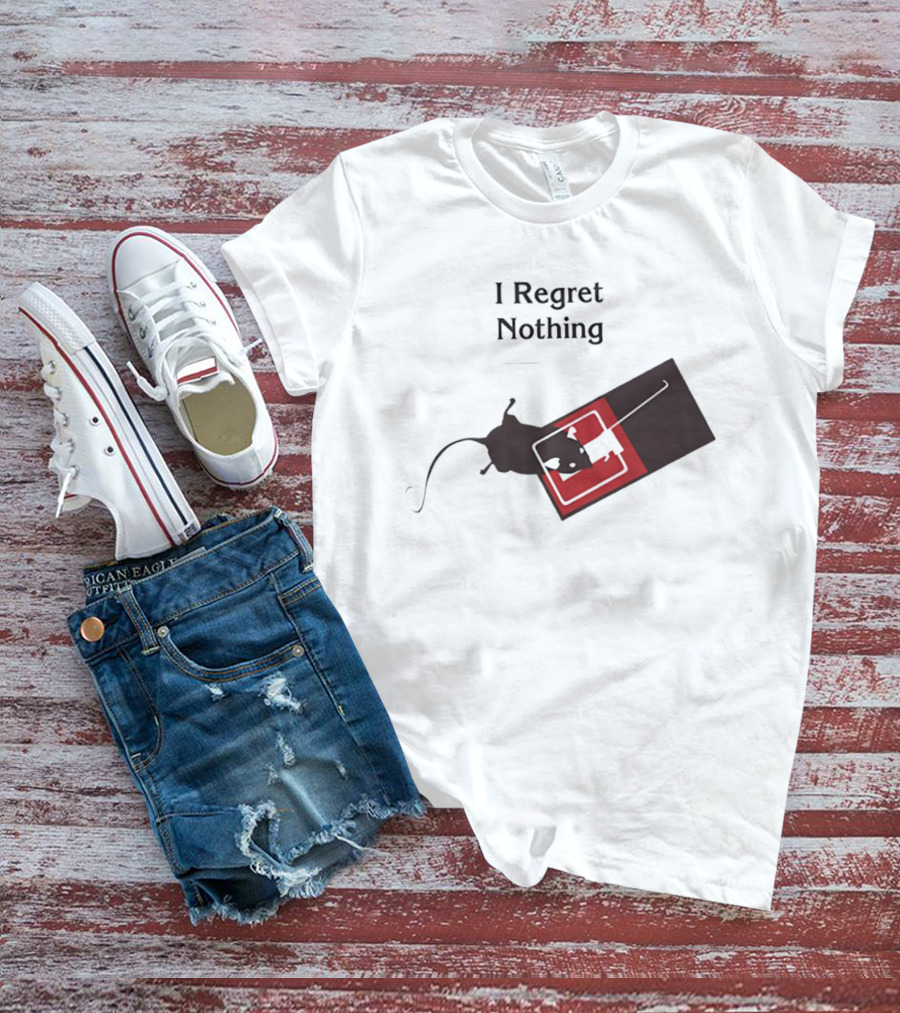 I Regret Nothing Rat On Mouse Trap T-Shirt