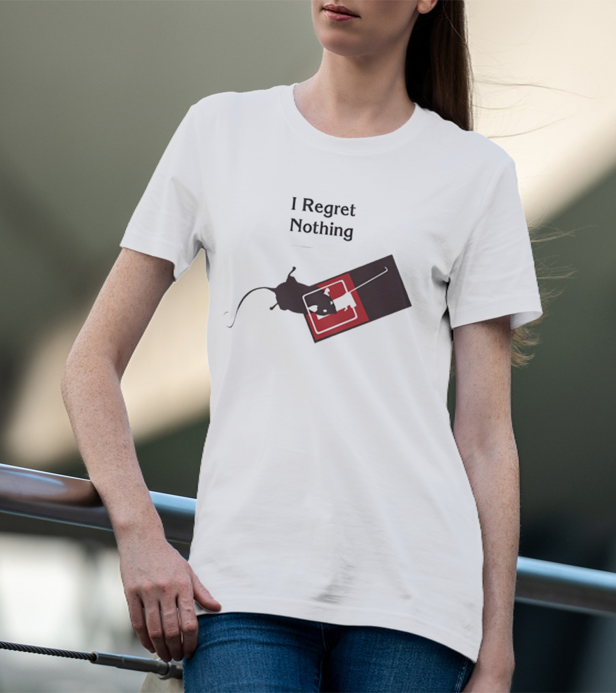 I Regret Nothing Rat On Mouse Trap T-Shirt