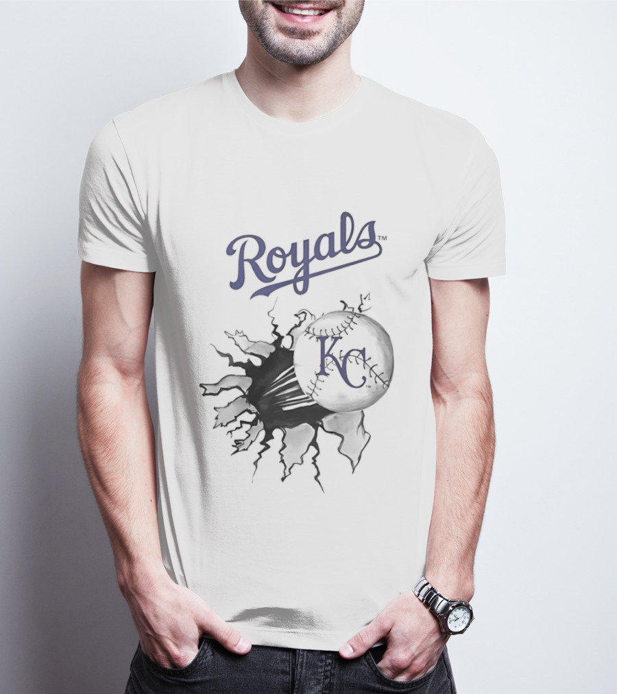 Royals KC Baseball Burst T-Shirt