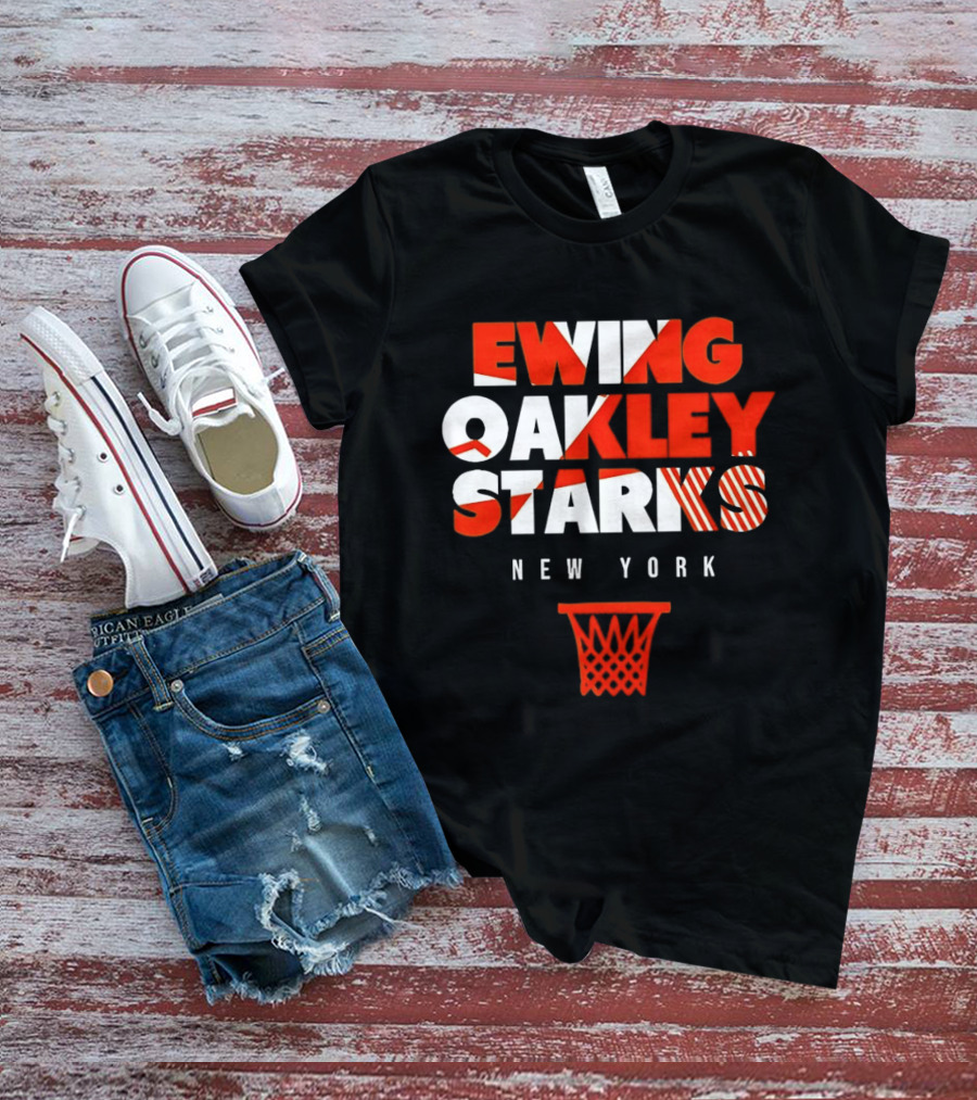Ewing Oakley Starks New York Basketball Legacy T-Shirt