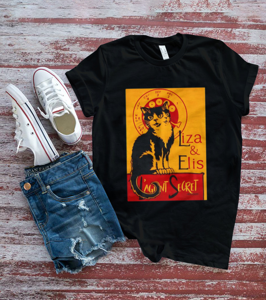 Liza E Elis Gata L'Agent Secret T-Shirt