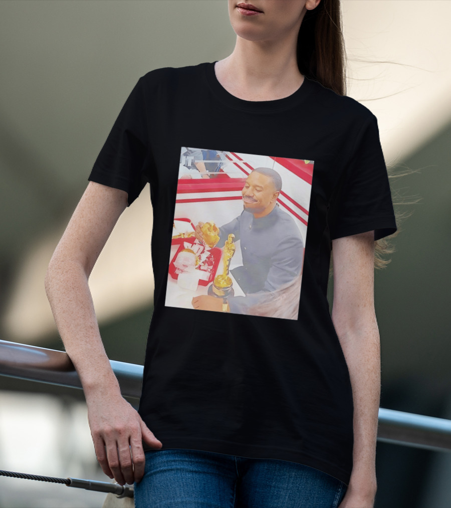 Michael B Jordan Burger Celebration Sinners 2026 Oscar T-Shirt