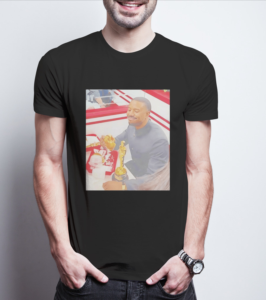 Michael B Jordan Burger Celebration Sinners 2026 Oscar T-Shirt