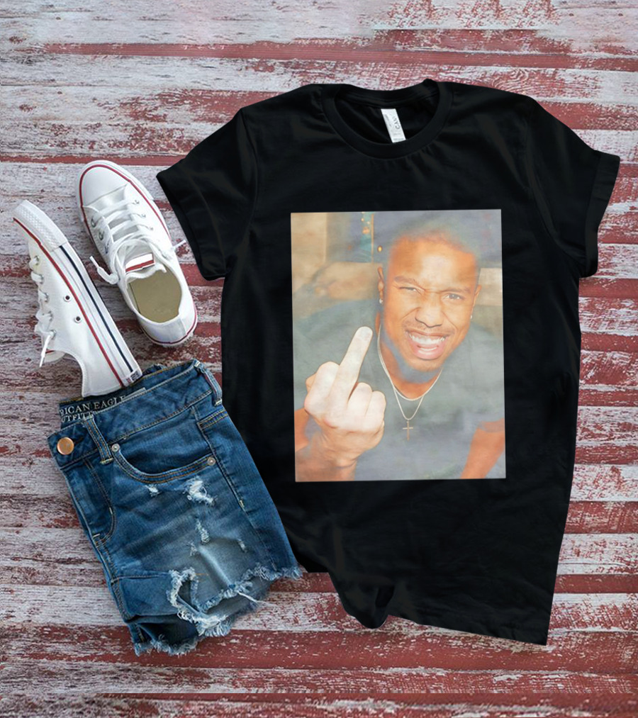 Michael B Jordan Sinners Oscar Middle Finger T-Shirt
